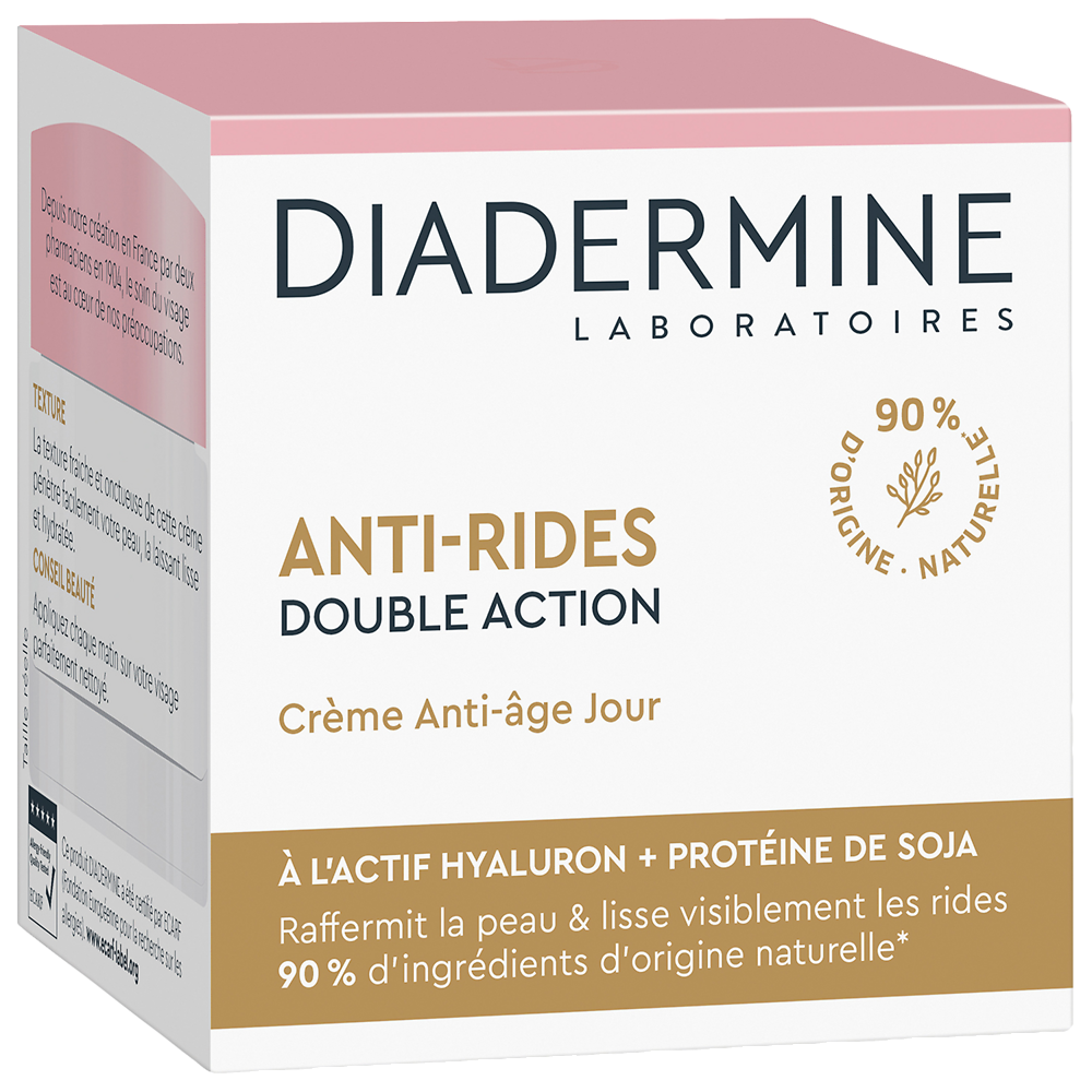 Crème anti rides de jour Complexe Double Action, DIADERMINE, pot de 50ml