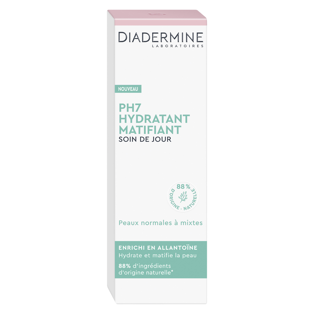 Crème soin du jour essential Multiactif PH7 DIADERMINE, tube de 50ml