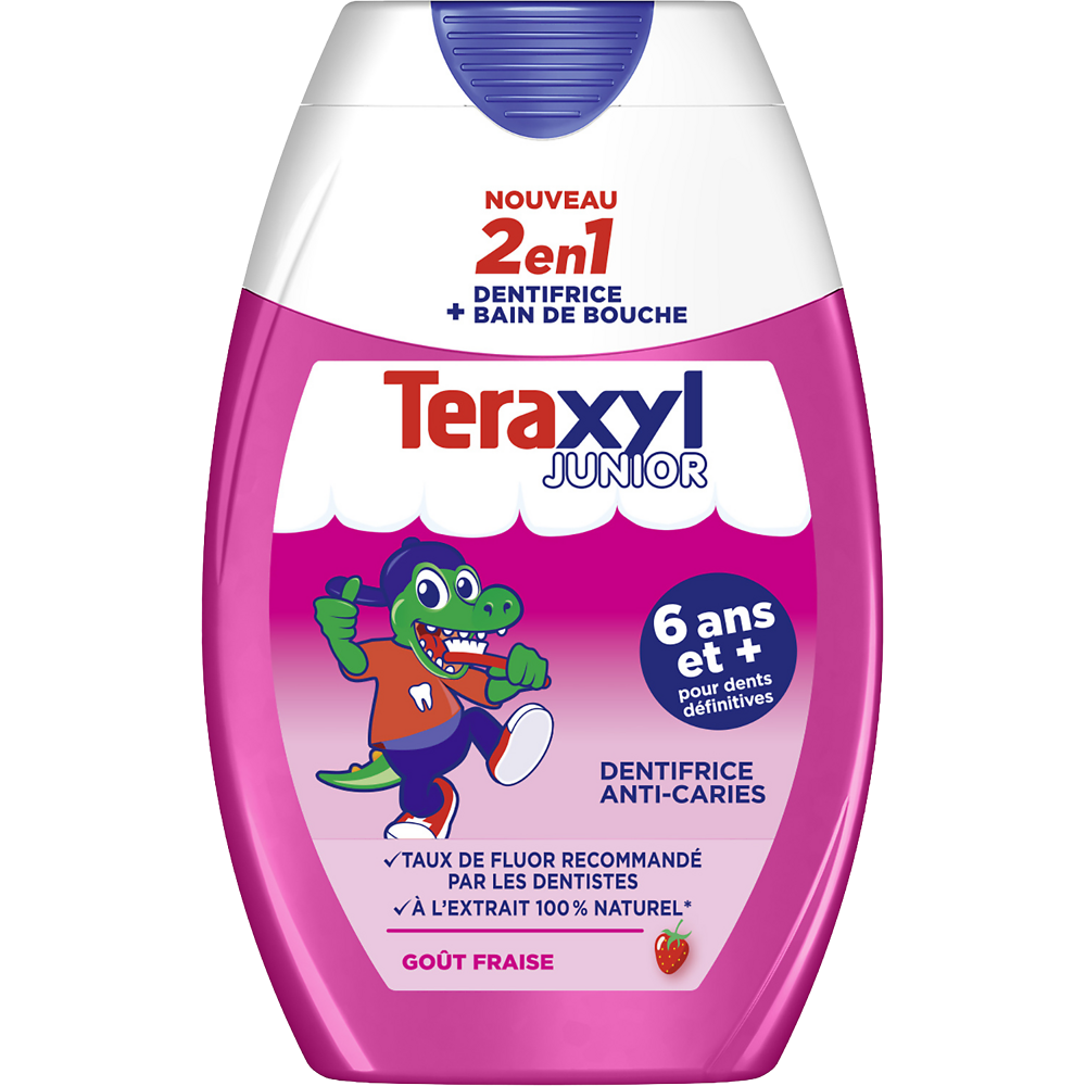 Dentifrice liquide 2 en 1 junior TERAXYL, 75ml