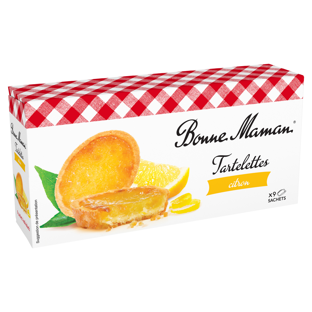 Tartelettes au citron BONNE MAMAN, x9, 125g