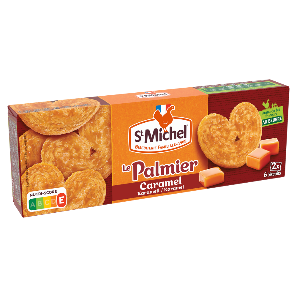 Palmier caramel SAINT MICHEL, 100g