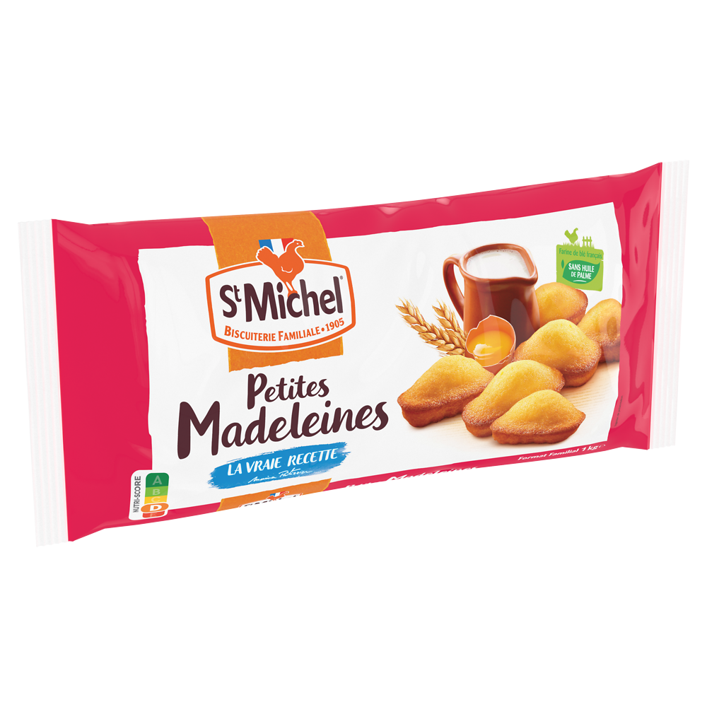 Madeleines aux oeufs plein air ST MICHEL - Le paquet de 1kg