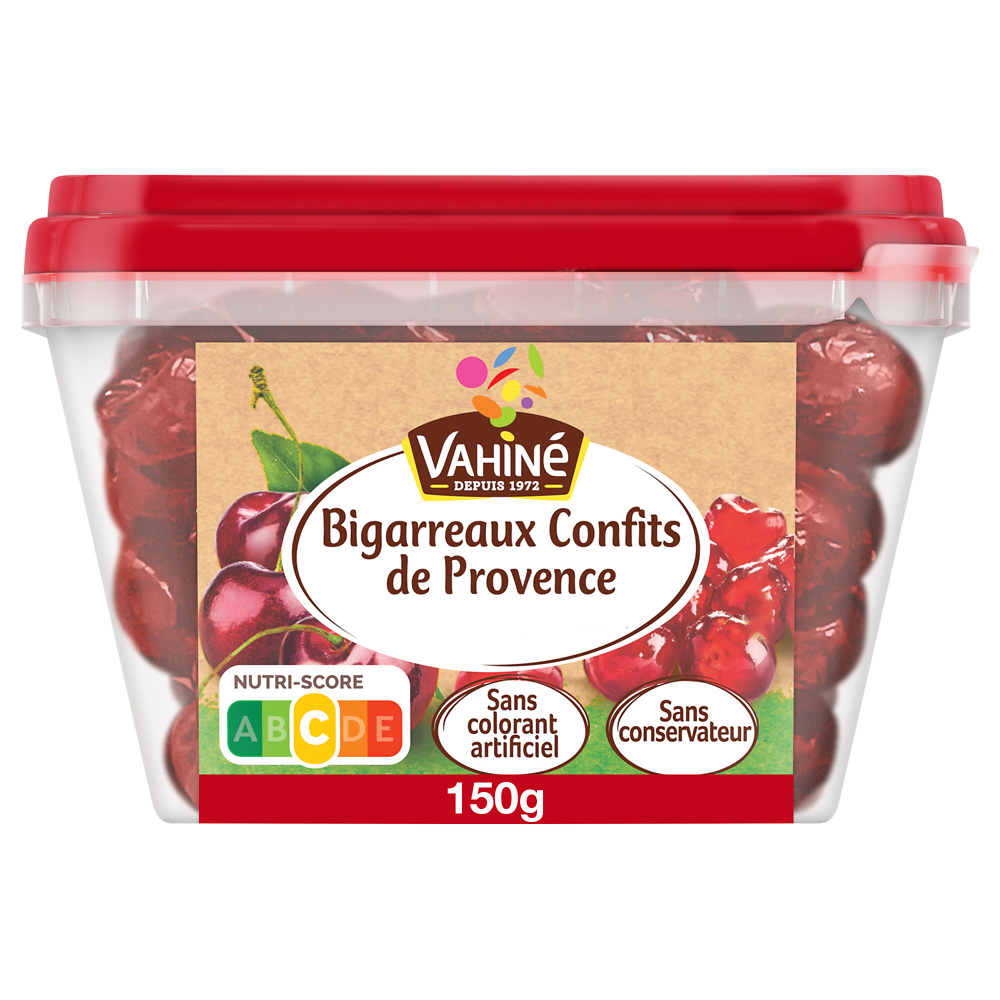 Bigarreaux confits de Provence VAHINE, boîte 150g