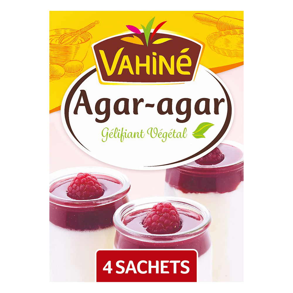 Gélifiant naturelle agar agar VAHINE, étui de 8g