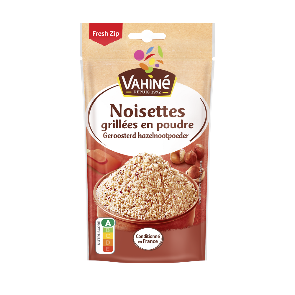 Noisettes grillées en poudre VAHINE, 100G