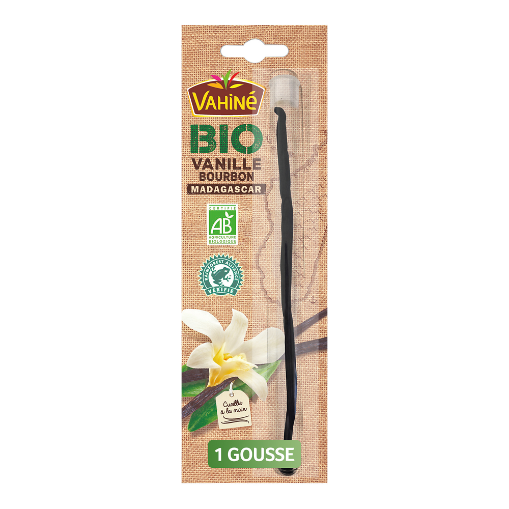 Gousse de vanille bourbon de Madagascar bio VAHINE