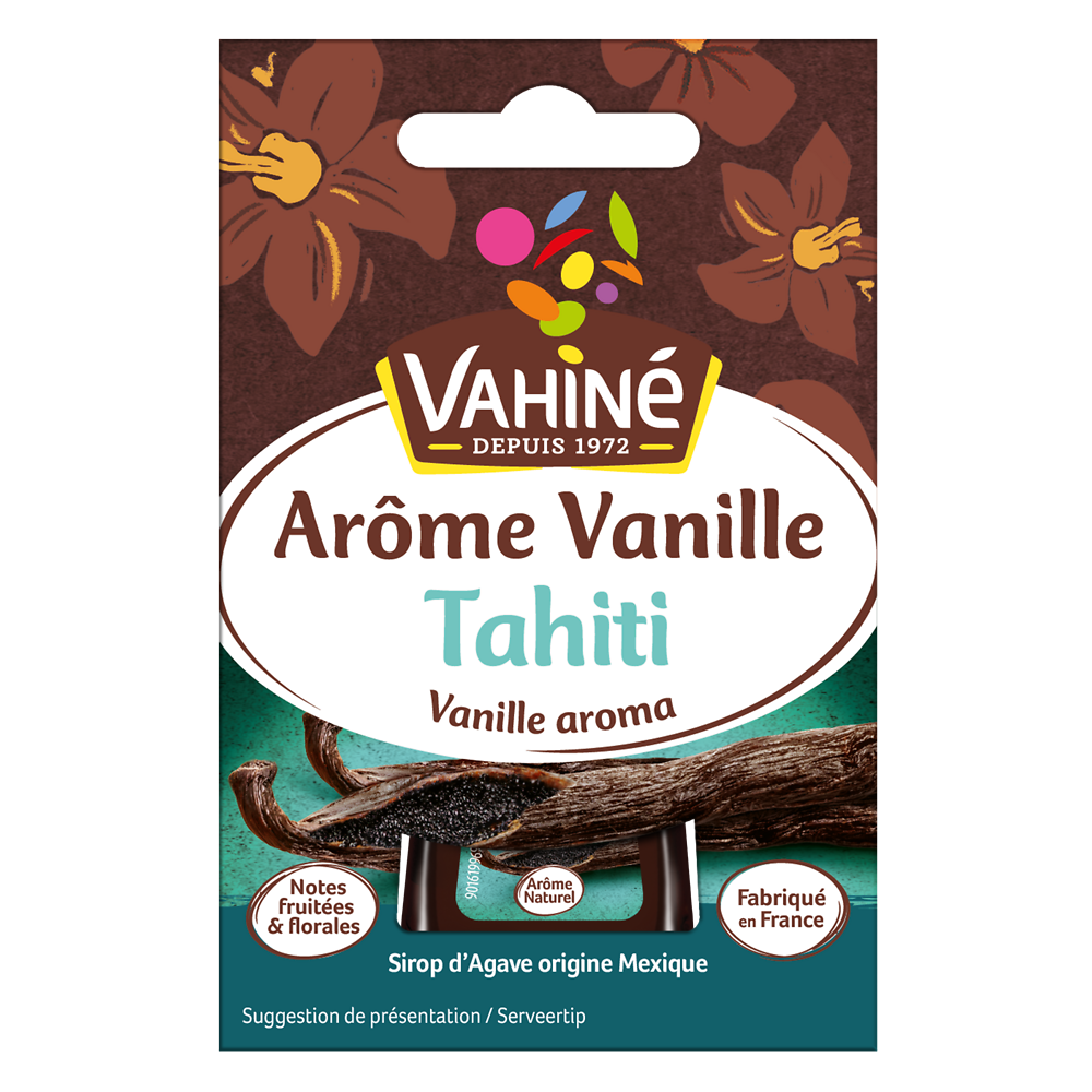 Arôme naturel de vanille de Tahiti VAHINE, flacon de 20ml