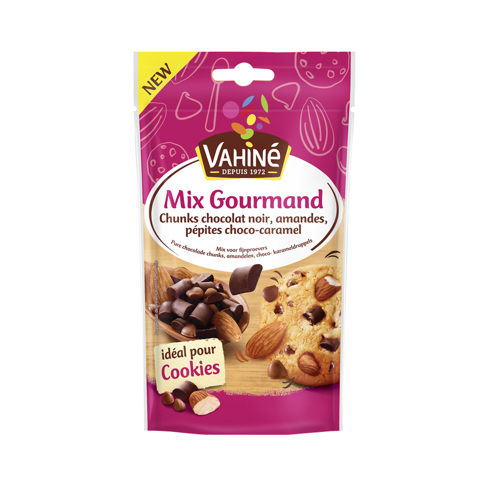 Mix gourmand idéal cookies VAHINE 100g