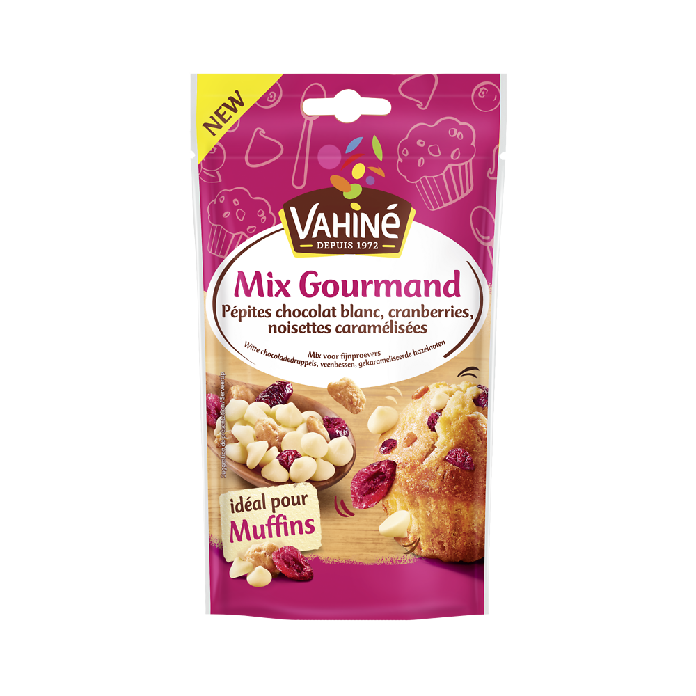 Mix gourmand spécial muffin VAHINE 100g