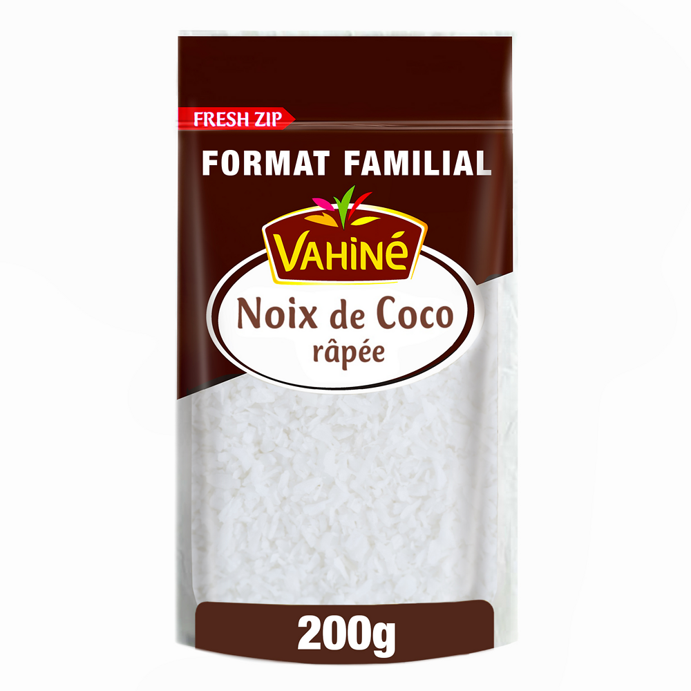 Noix de coco rapée VAHINE, sachet de 200g