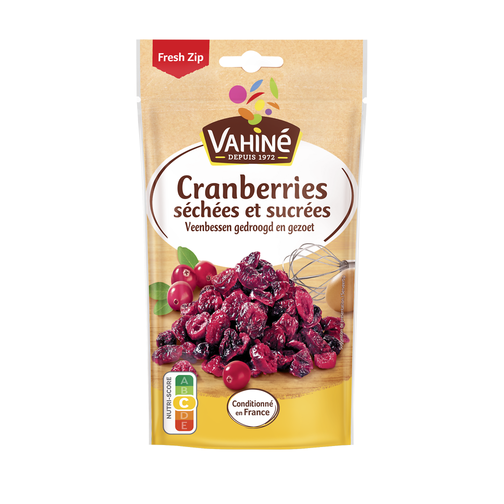 Cranberries VAHINE, sachet de 125g