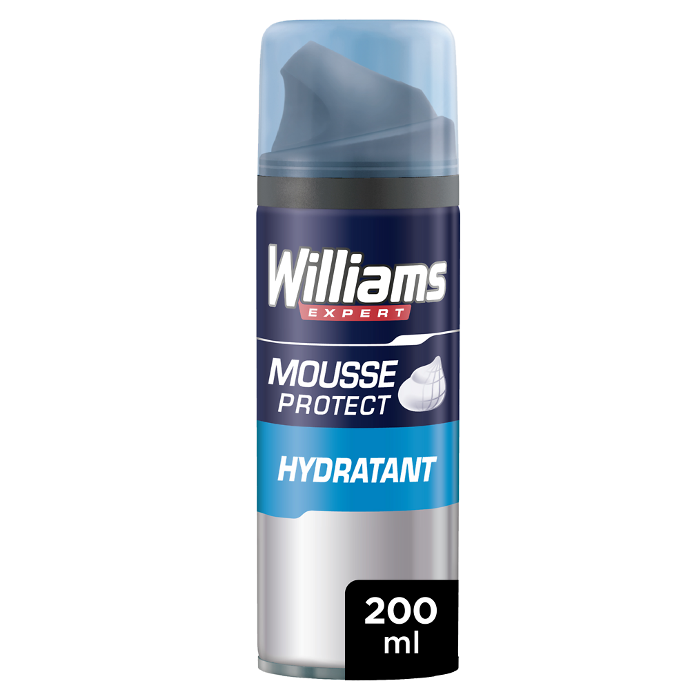 Mousse à raser hydratante WILLIAMS, 200ml