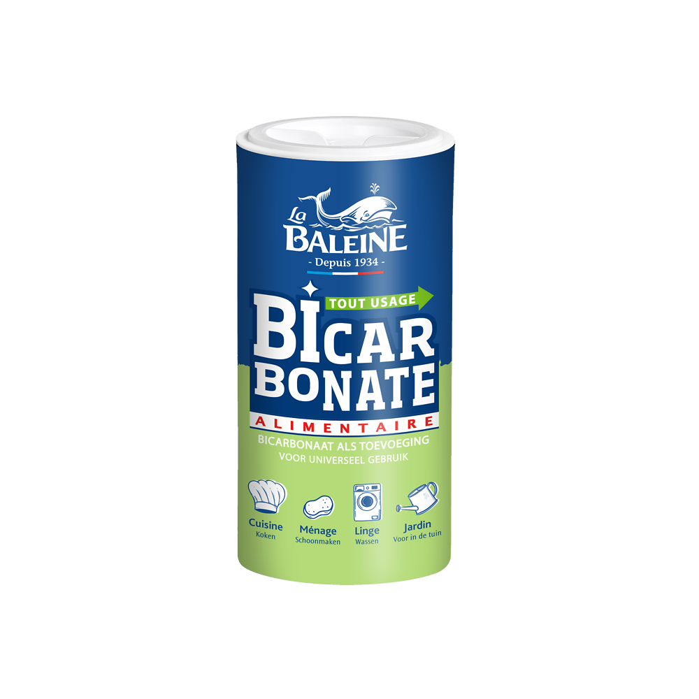 Bicarbonate alimentaire LA BALEINE, boîte en plastqiue de 400g