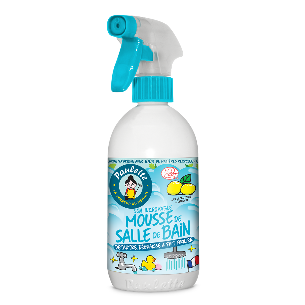 Nettoyant salle de bain parfum citron Ecocert PAULETTE - Spray 500ml