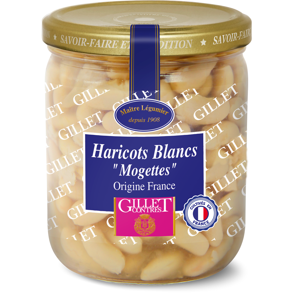 Haricots blancs Mogette GILLET CONTRES - Bocal 225g