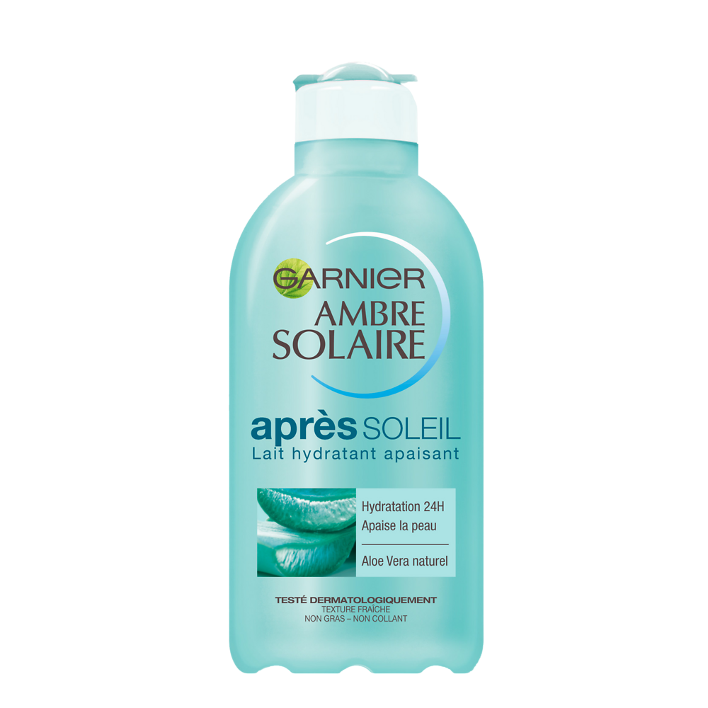 Lait après-soleil hydratant AMBRE SOLAIRE, flacon de 200ml