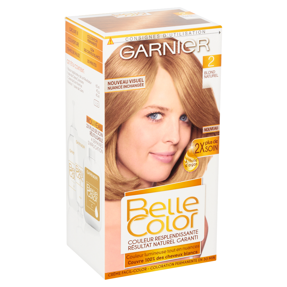 Coloration permanente blond n°2 BELLE COLOR