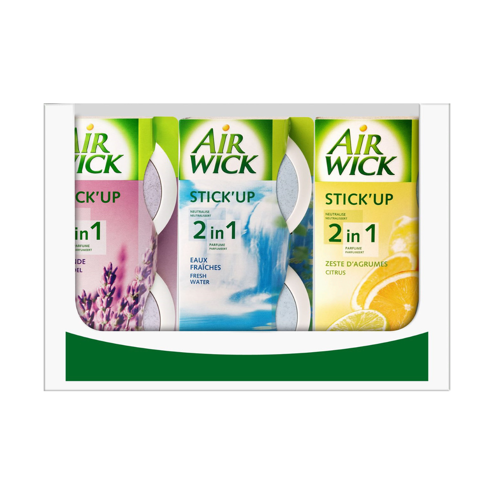 Stick Up parfum lavande ou zeste d'agrumes ou eaux fraiches AIR WICK