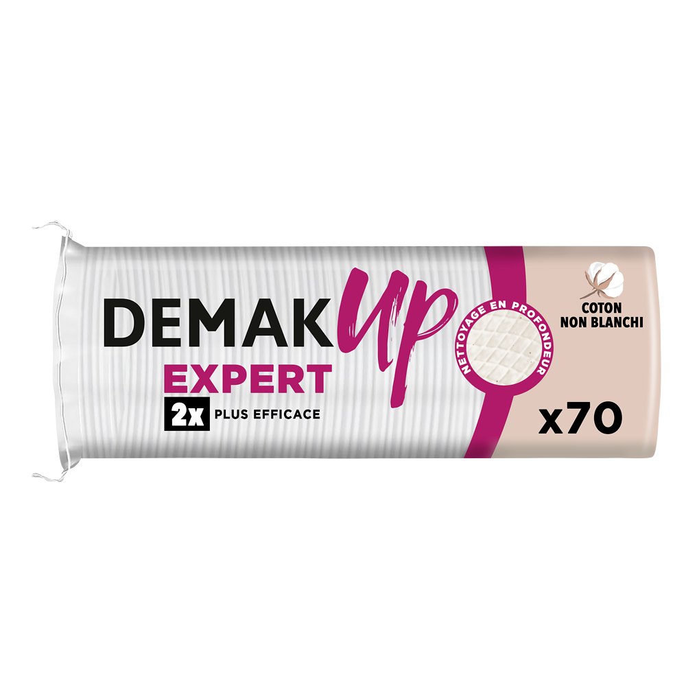 Disques à démaquiller Duo+ DEMAK'UP, x70