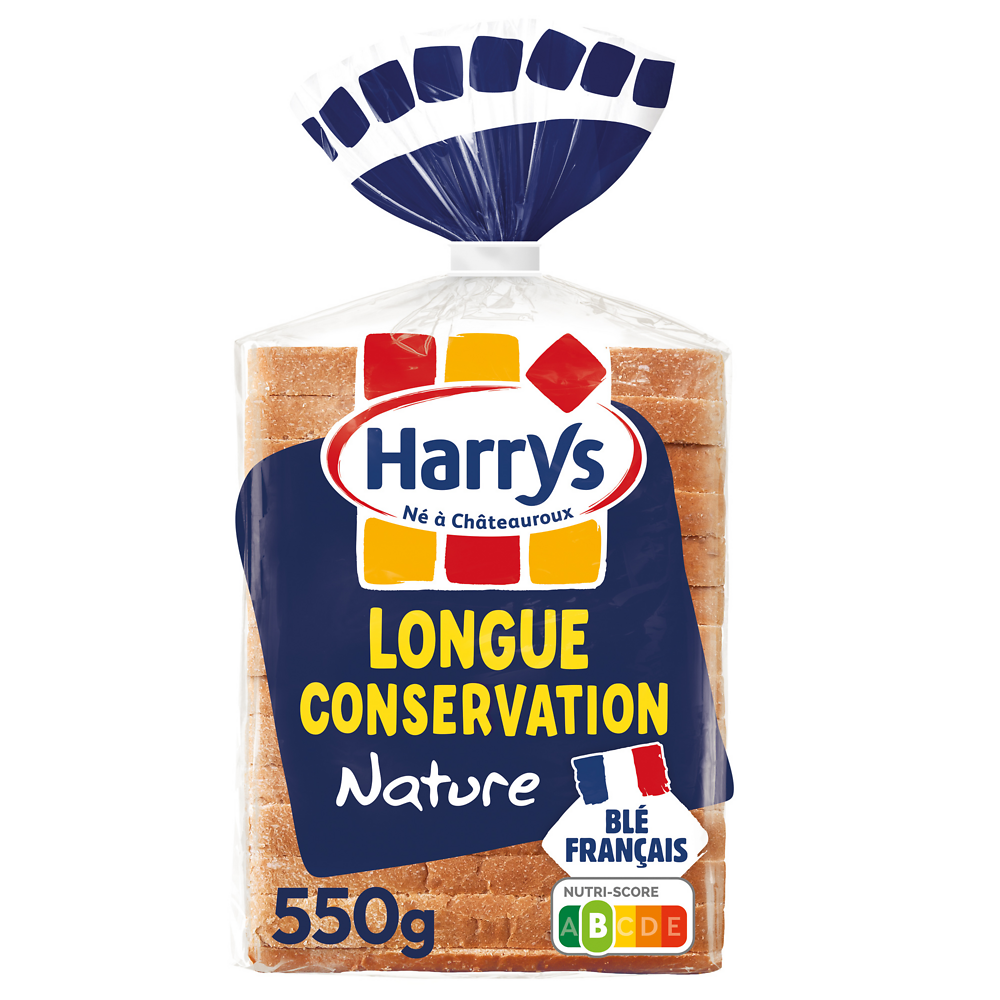 Pain de mie Longue conservation Nature HARRYS - 550g