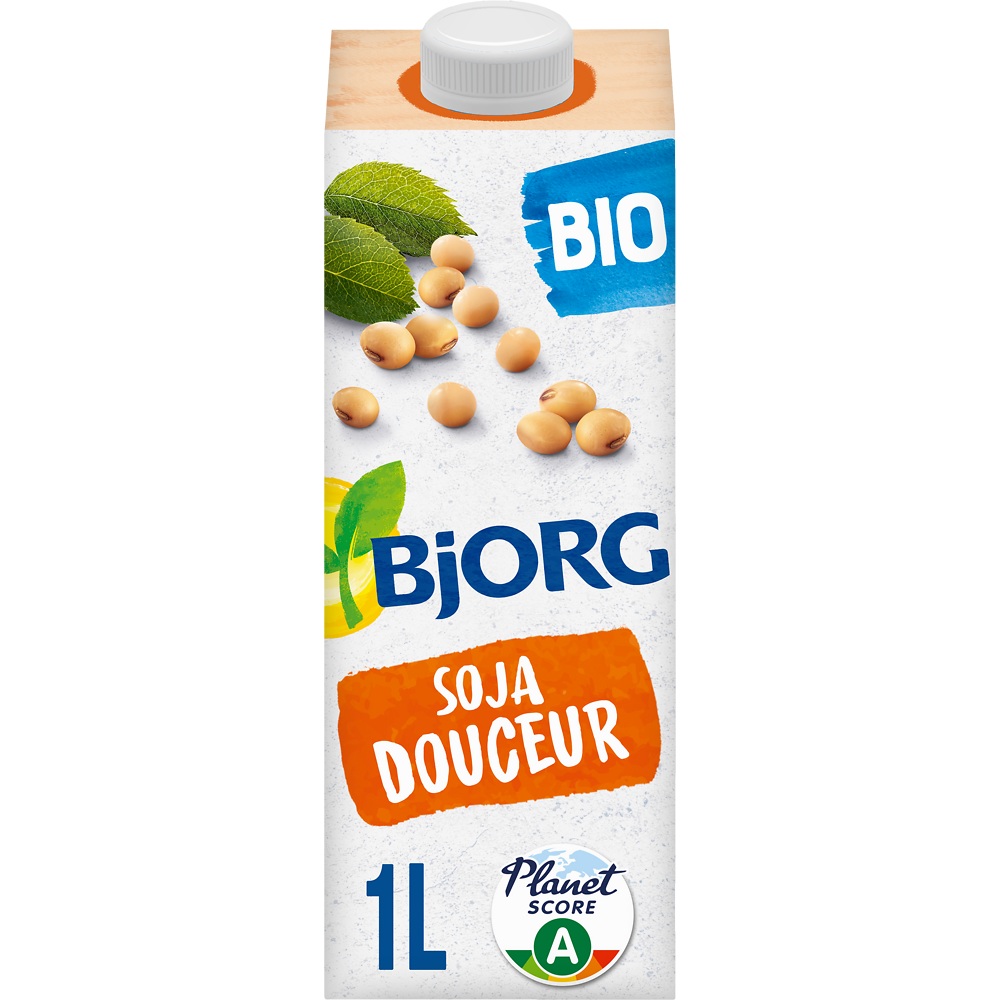 Boisson végétale Bio Soja Douceur BJORG - Brique 1L