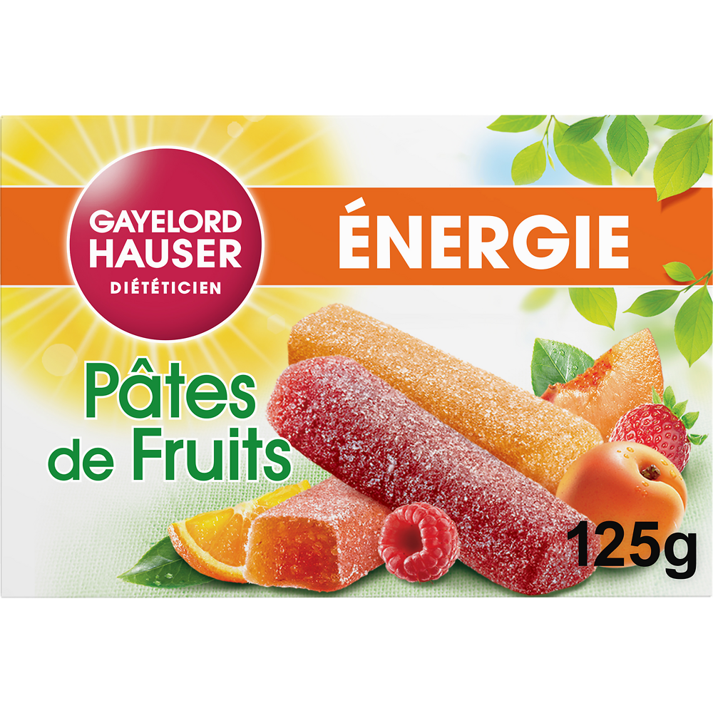 Pâtes de fruits 4 parfums GAYELORD HAUSER, 125g