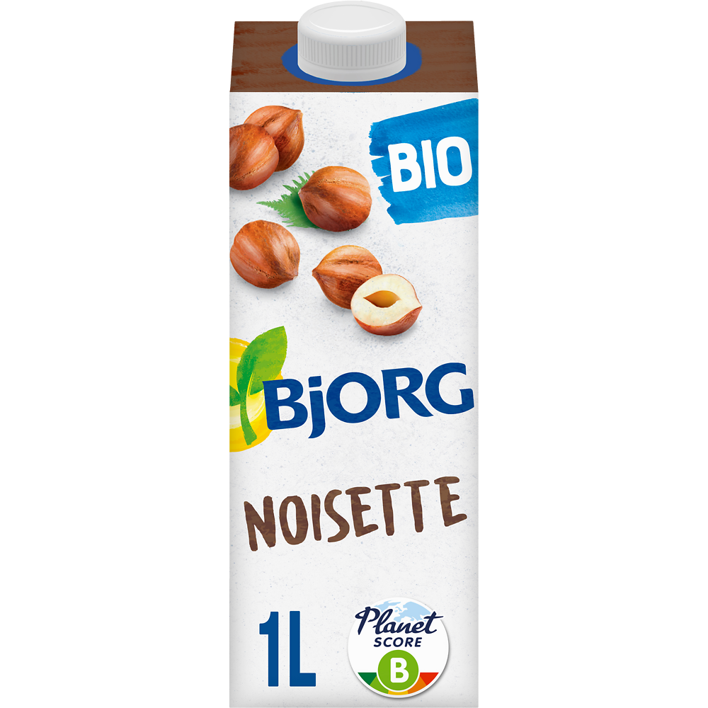 Boisson végétale Bio Noisette BJORG -  Brique 1L