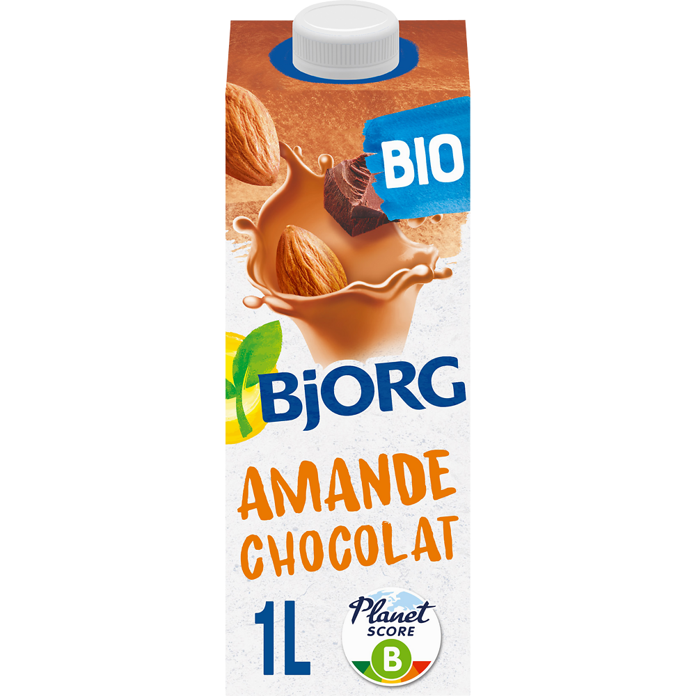 Boisson végétale Bio Amande Chocolat BJORG - Brique 1L