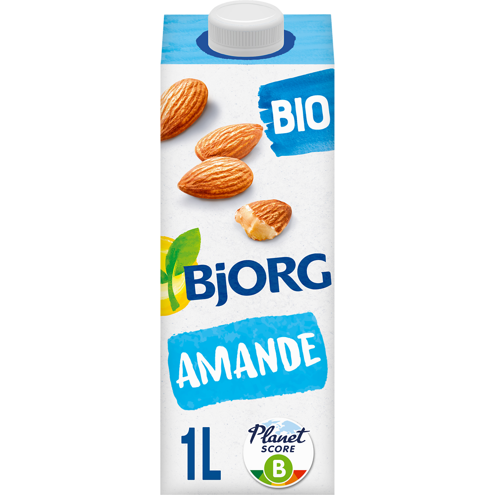 Boisson végétale Bio Amande BJORG - Brique 1L