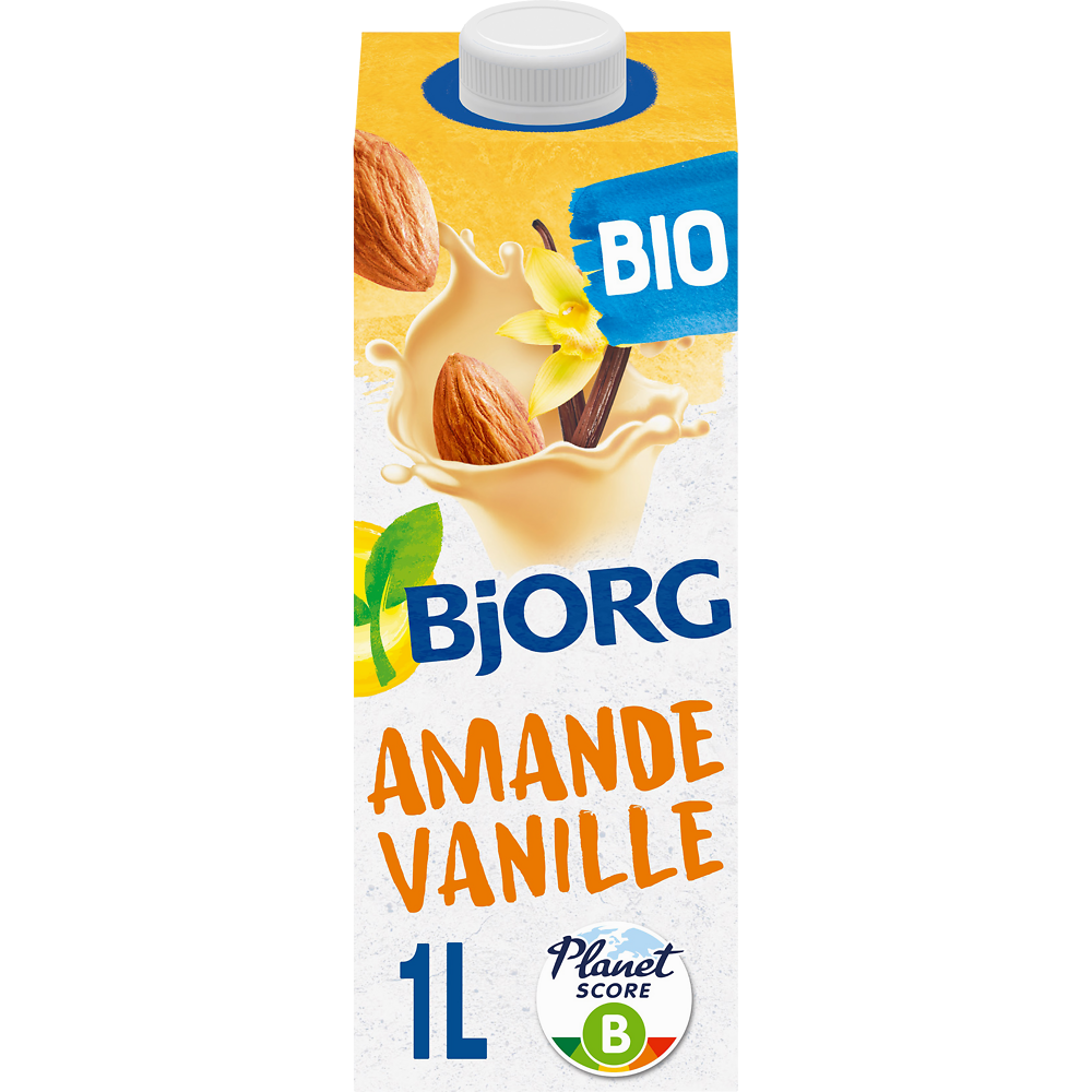 Boisson végétale Amande vanille bio BJORG - Brique 1L