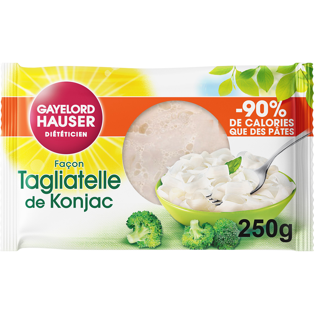 Tagliatelle de konjac sans rinçage GAYELORD HAUSER, paquet de 160g