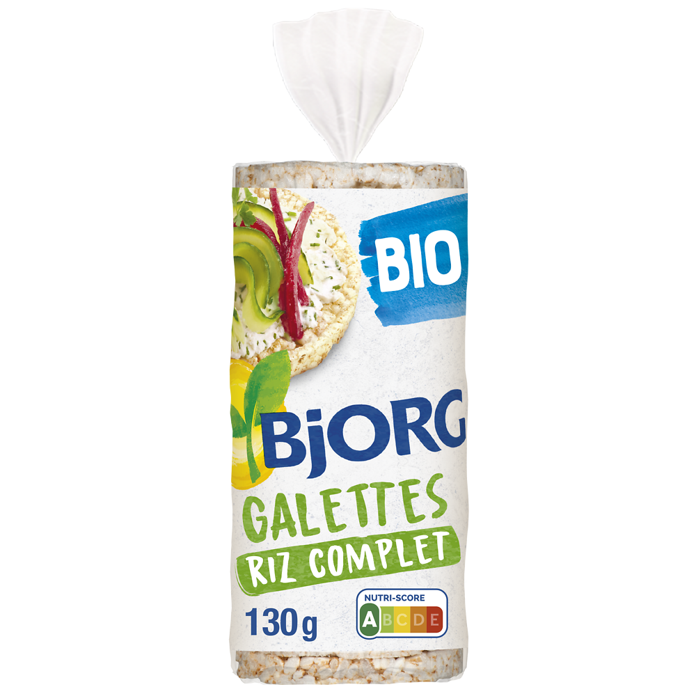 Galettes de riz complet BIO BJORG - Paquet de  130g