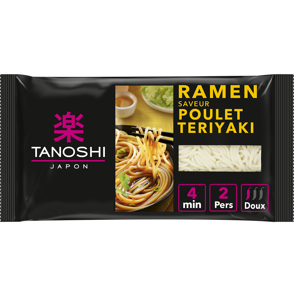 Ramen poulet teriyaki TANOSHI 360g