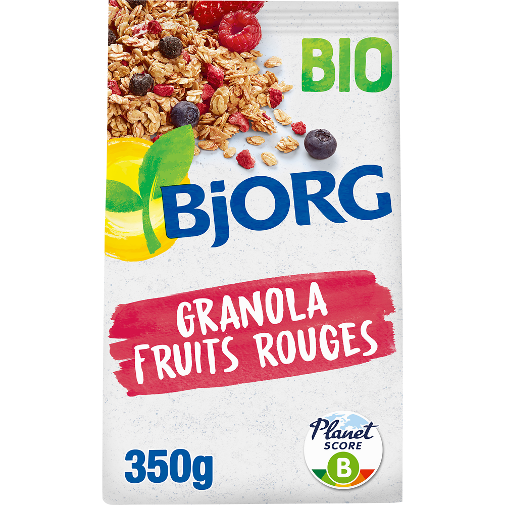 Céréales granola fruits rouges bio BJORG paquet 350g