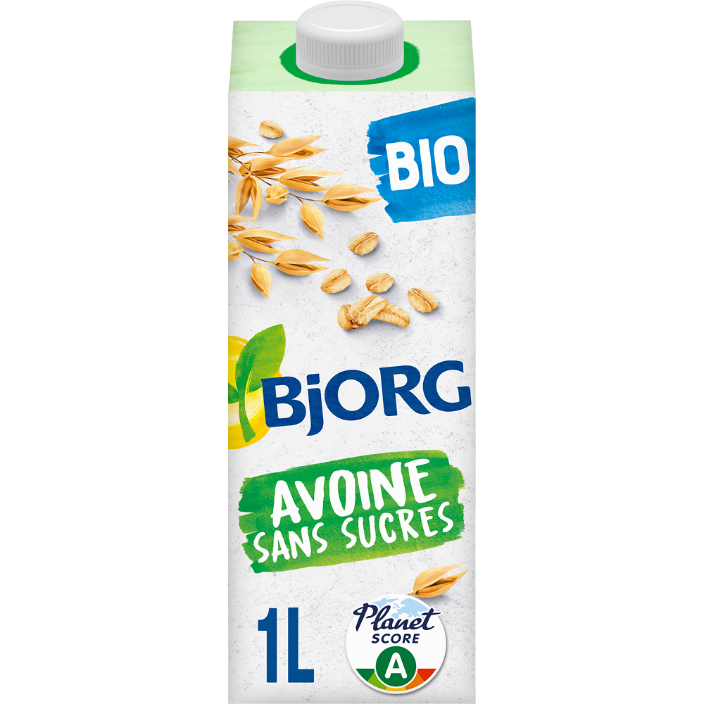 Boisson avoine sans sucres bio BJORG 1L