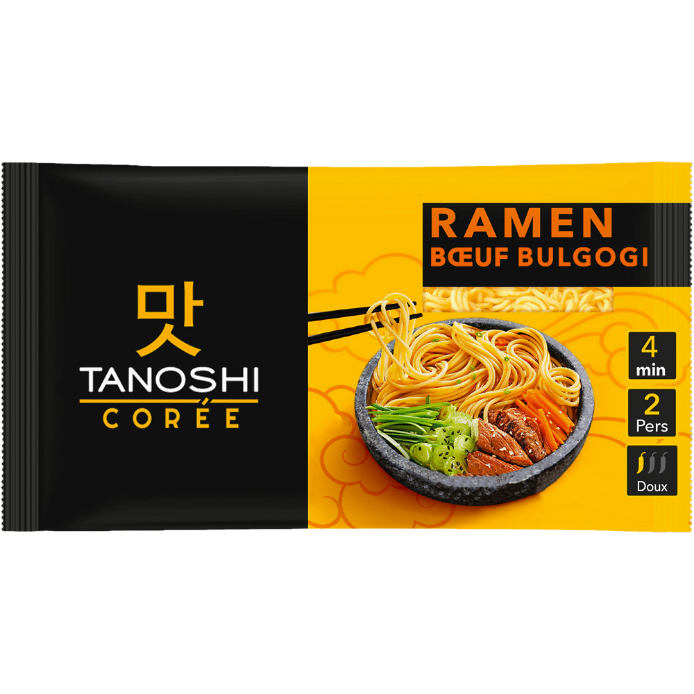 Ramen bulgogi TANOSHI sachet 366g