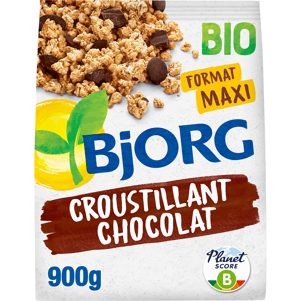 Croustillant chocolat noir bio BORG, 900g