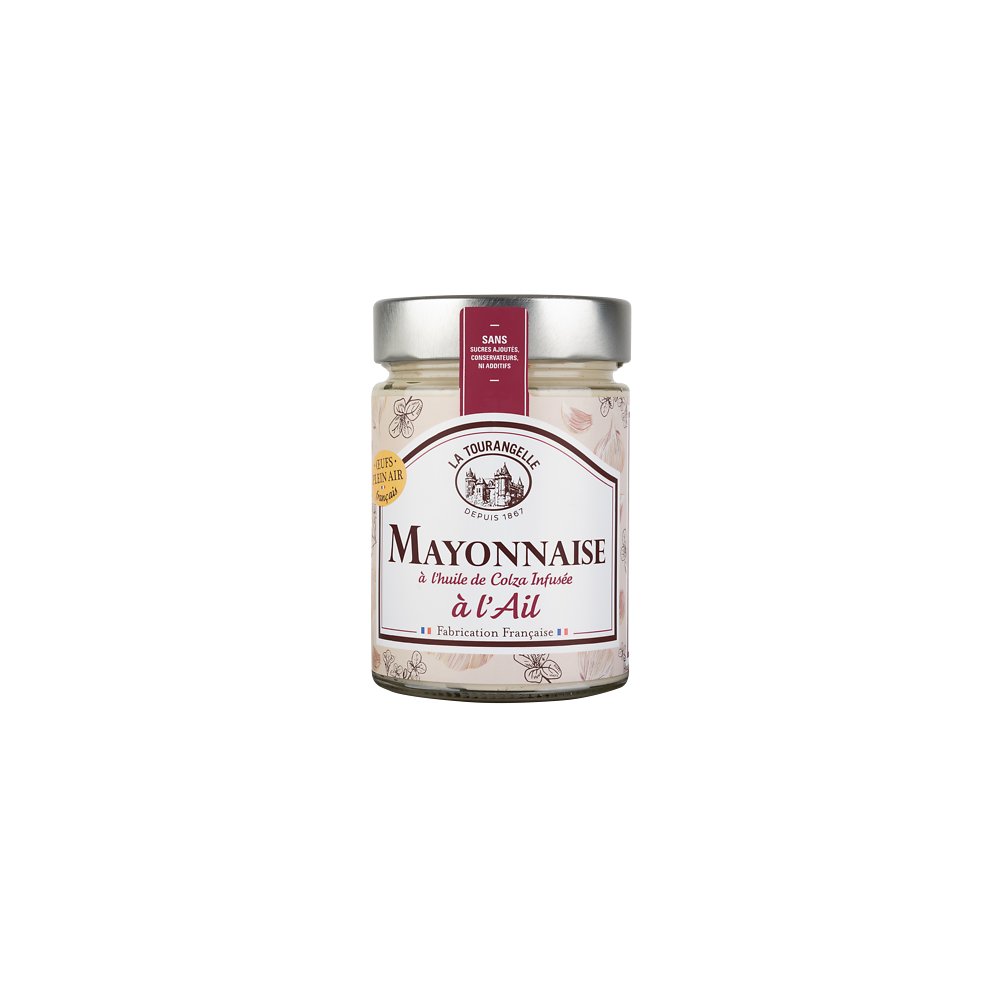 Mayonnaise à l'ail LA TOURANGELLE 270g