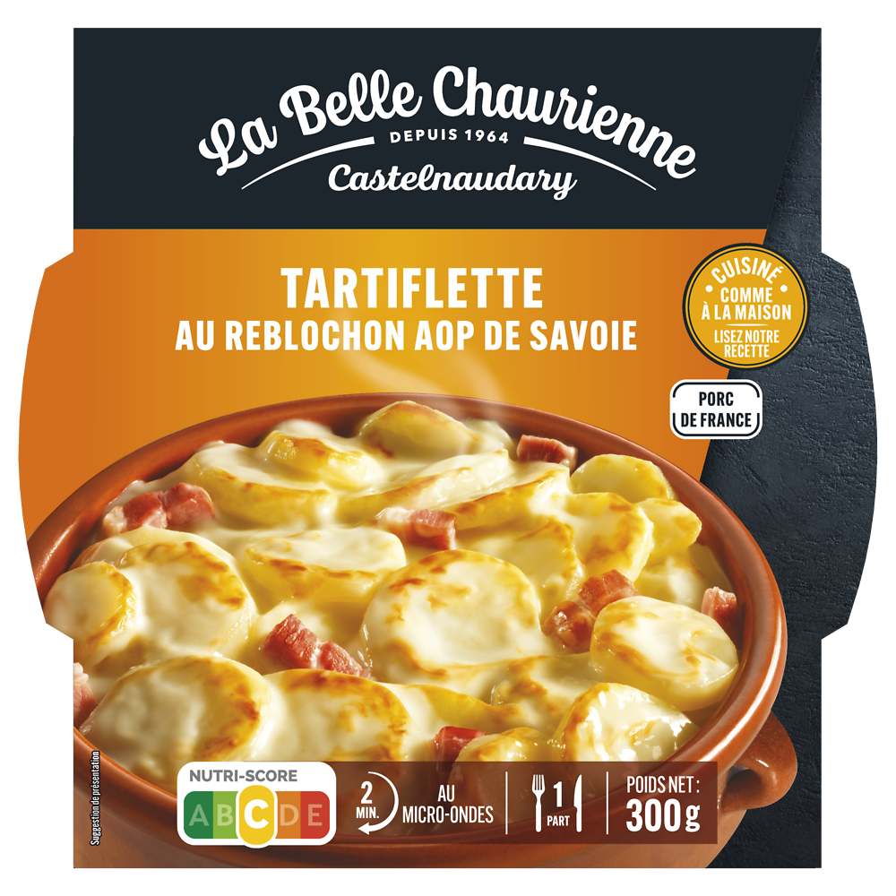 Tartiflette reblochon de Savoie AOP LA BELLE CHAURIENNE, Boîte 300g