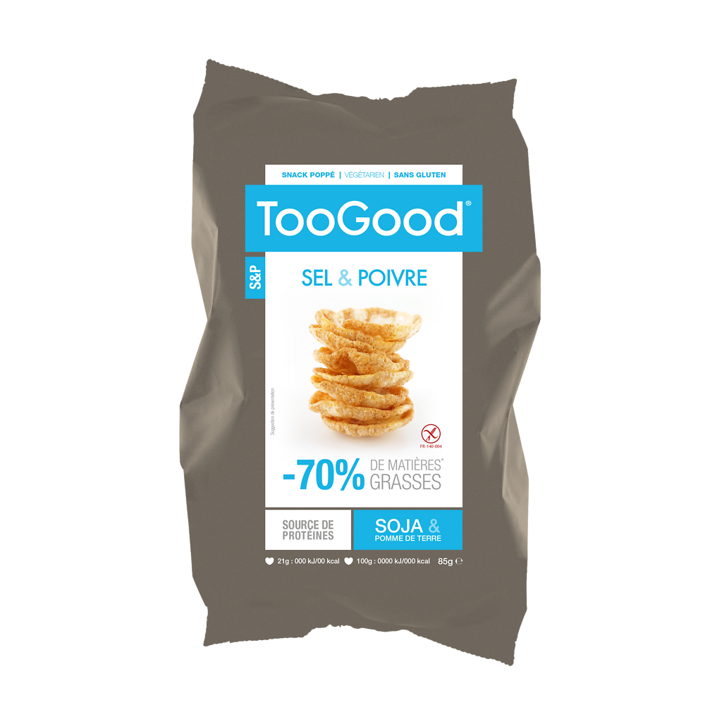 Snack soja sel et poivre TOOGOOD, 85g