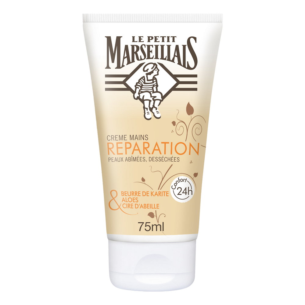 Crème mains karité aloès cire abeille LE PETIT MARSEILLAIS, 75ml