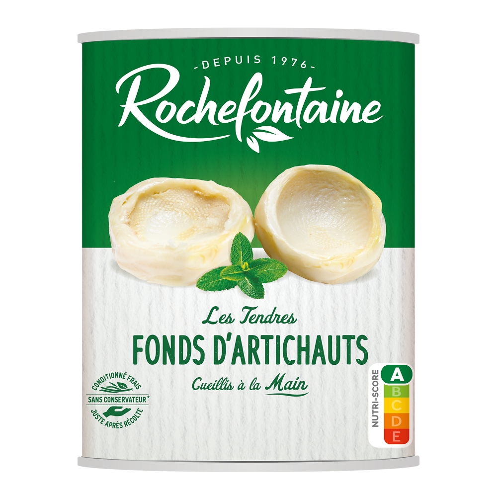 Fonds d'artichauts rochefontaine 1/2 400g