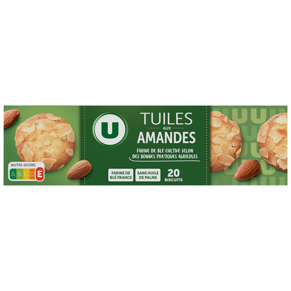 U Tuiles aux Amandes  100g