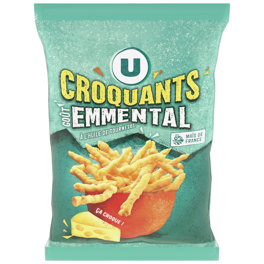 U Croquant goût emmental  90g