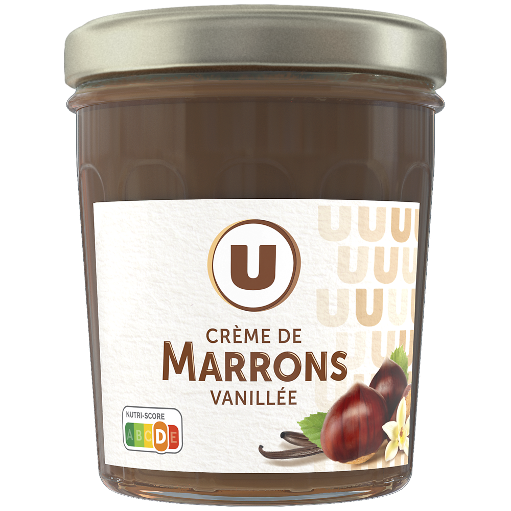 U Crème de marrons vanillée  bocal de 350g