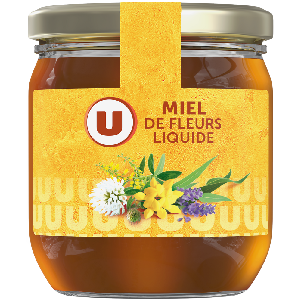 U Miel de fleurs liquide  500g