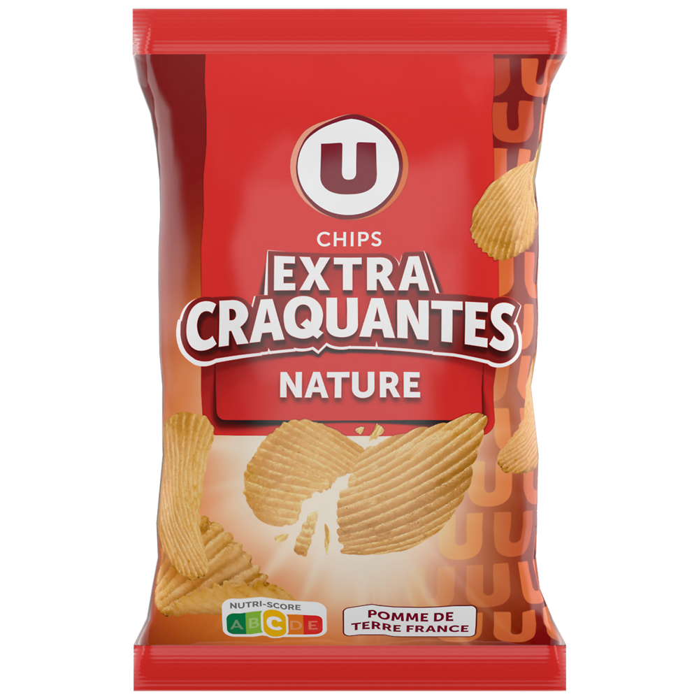 U Chips ondulée  sachet de 150g