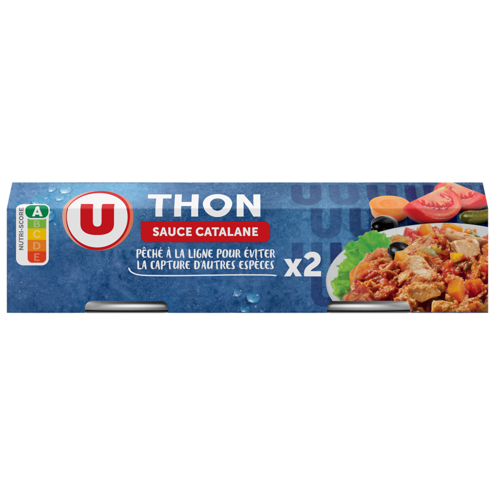 U Thon à la catalane  x2, 1/6, 270g