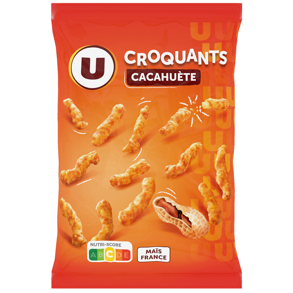 U Croquant goût cacahuète  90g