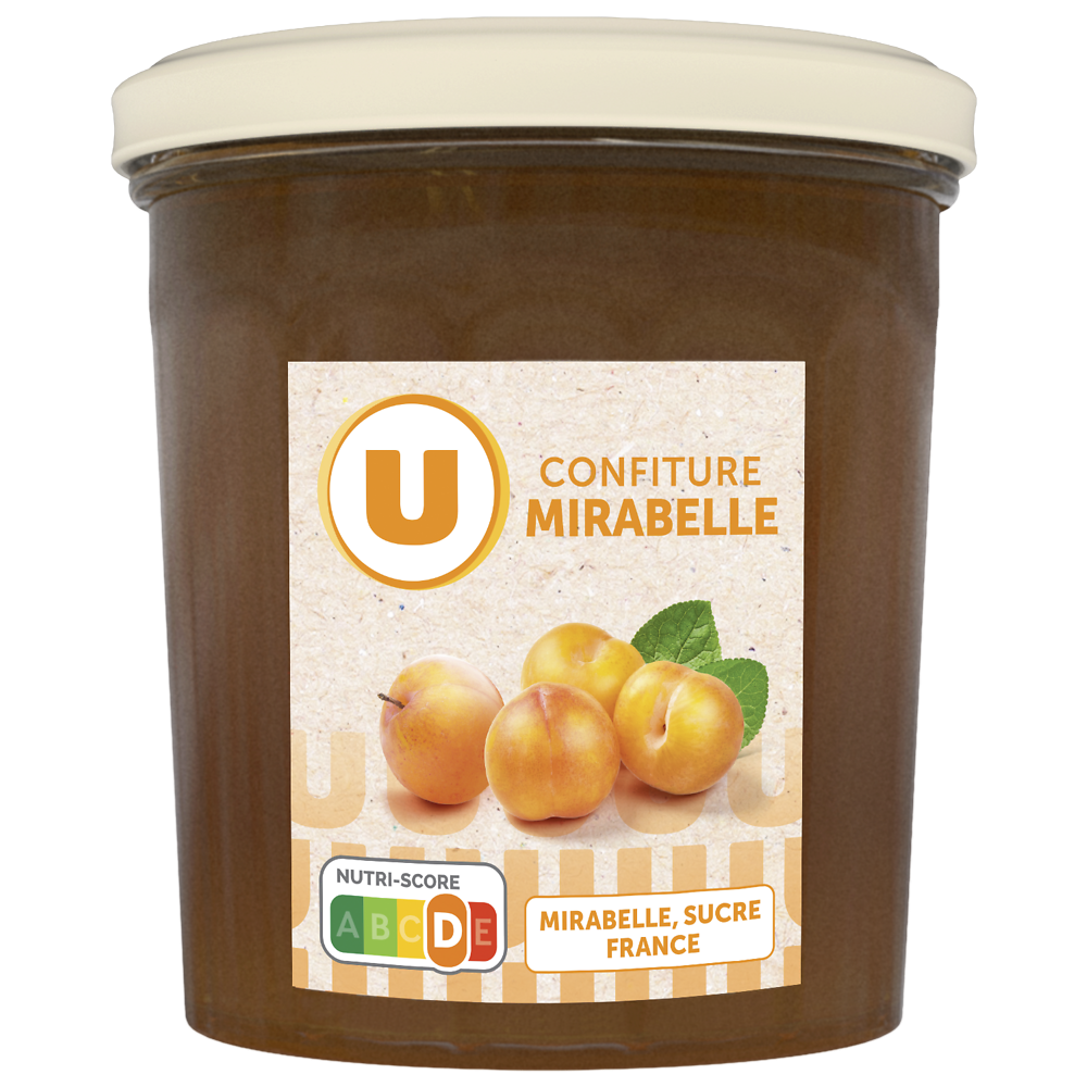 U Confiture mirabelle 370g